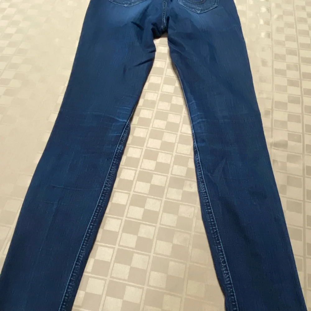 EUC Silver Suki Jegging‎ Skinny Jeans Womens Size 26 x 29 Low Rise Dark Wash.